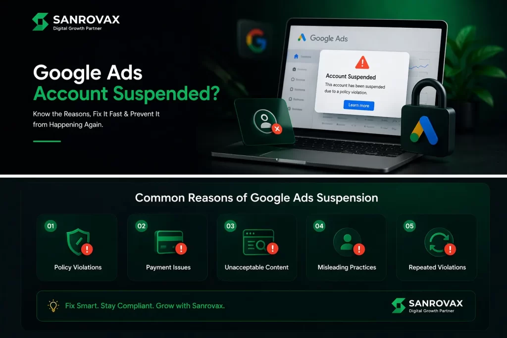 google ads account suspended