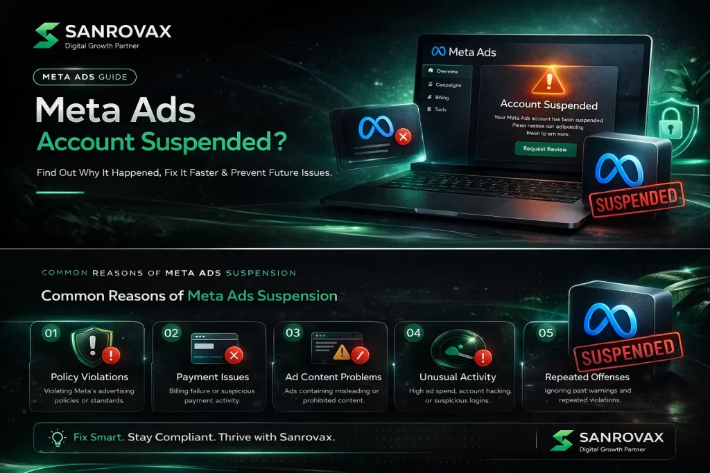 meta ads account suspended