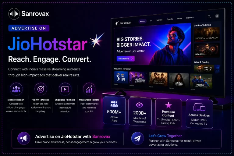 How to Advertise on JioHotstar — India’s Fastest Growing OTT Platform (2026)