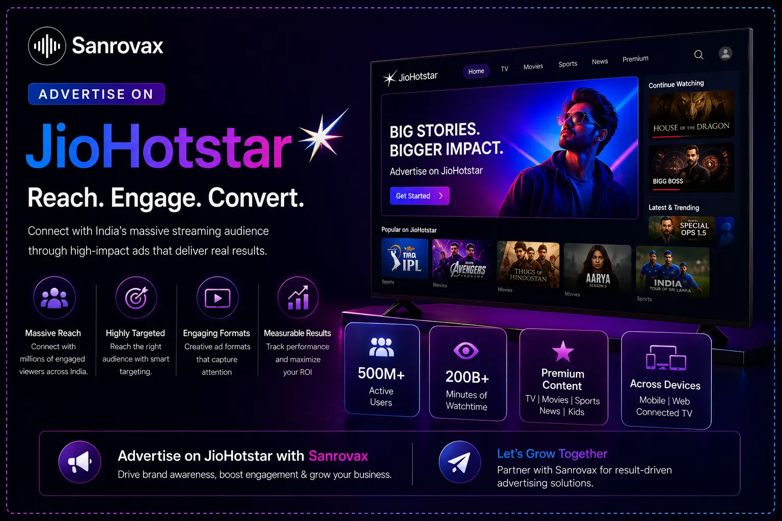 advertise on JioHotstar