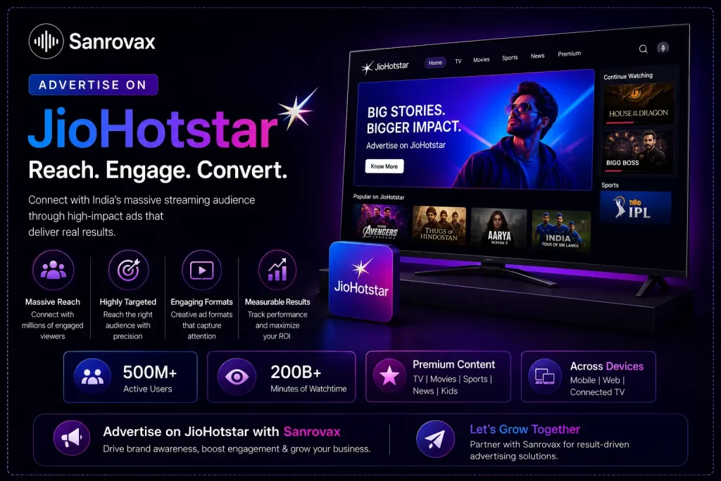 Advertise on JioHotstar