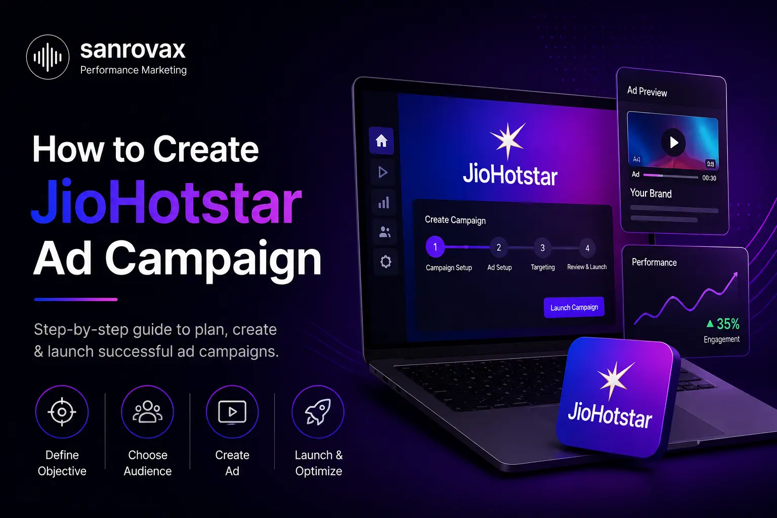 How to create jiohotstar ad campaign