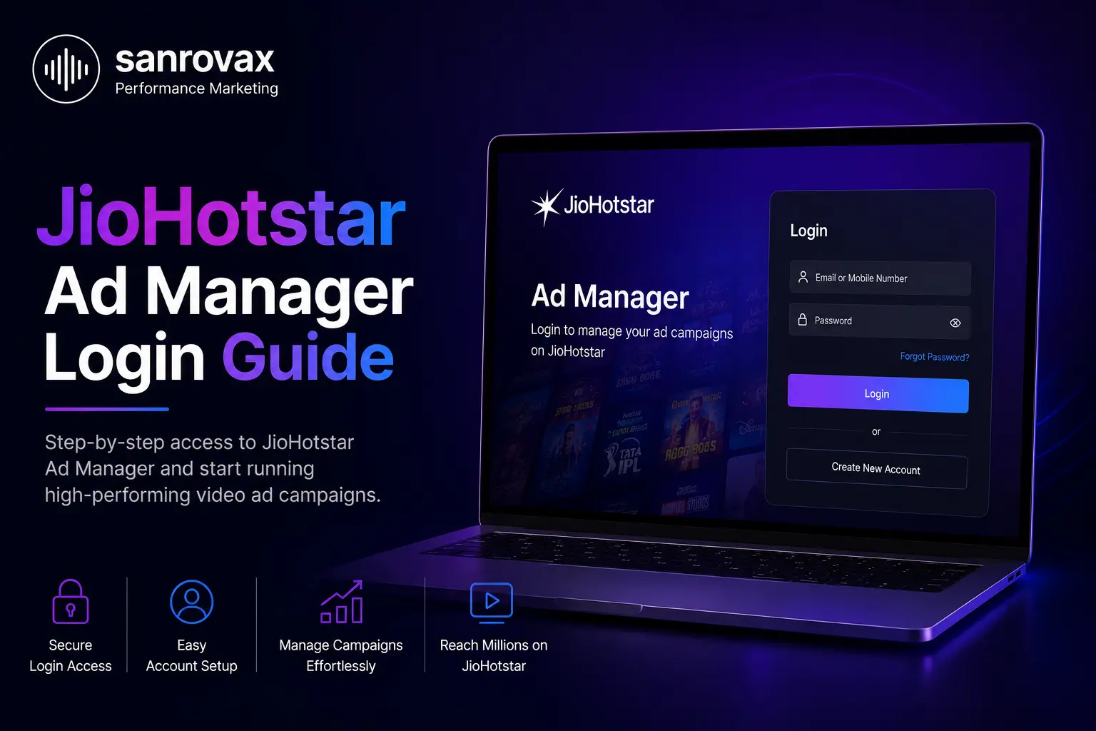 JioHotstar Ad Manager Login