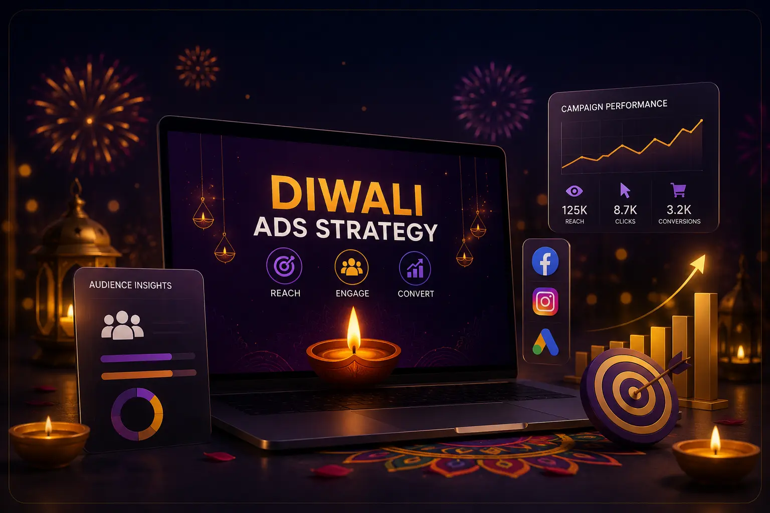 Diwali Ads Strategy by Sanrovax