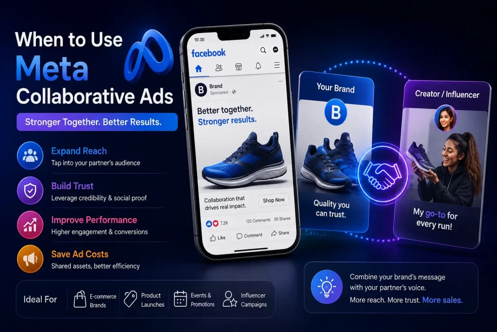 When to Use Meta Collaborative Ads by Sanrovax